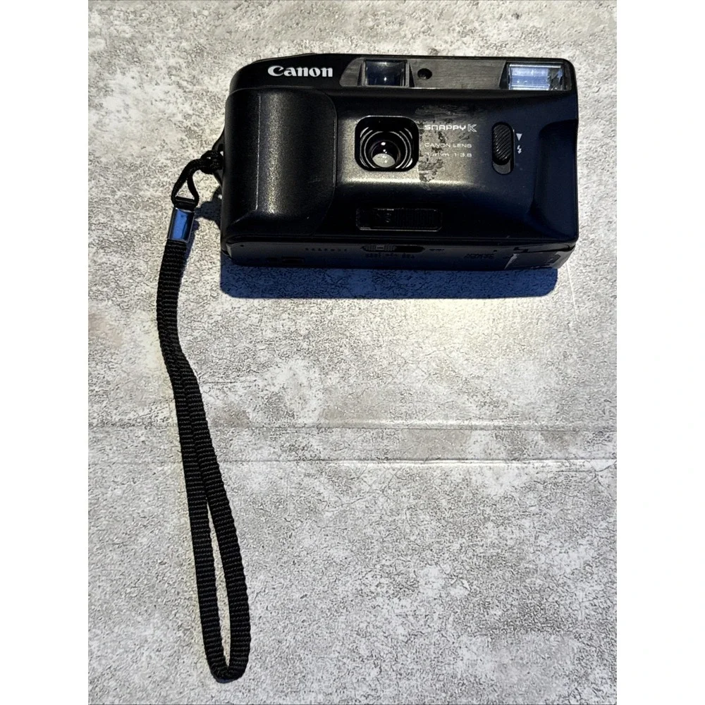 Canon Snappy-K 35mm Film‎ Camera Untested Battery Holder Is Taped